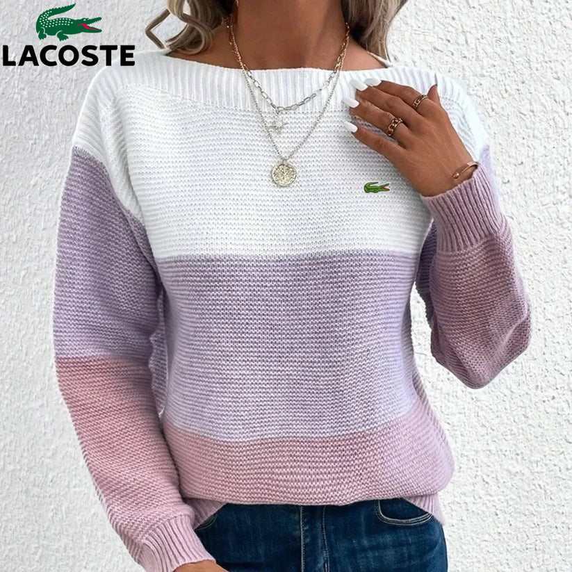 LC™ Stickad Tröja i Flerfärgad Design