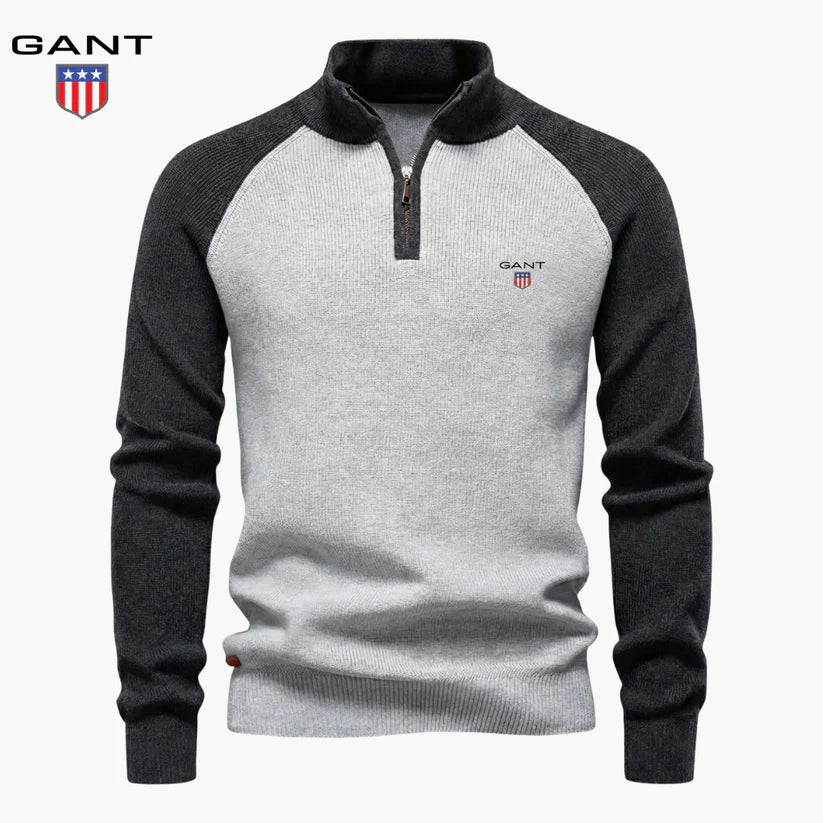 GANT™ Stickad Tröja med Half-Zip