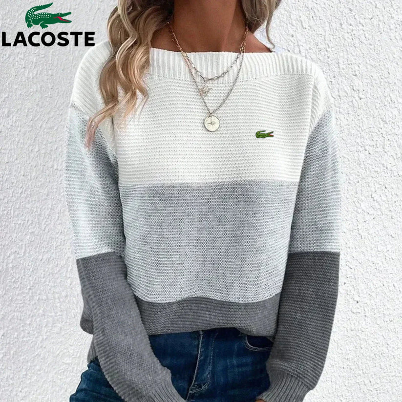 LC™ Stickad Tröja i Flerfärgad Design