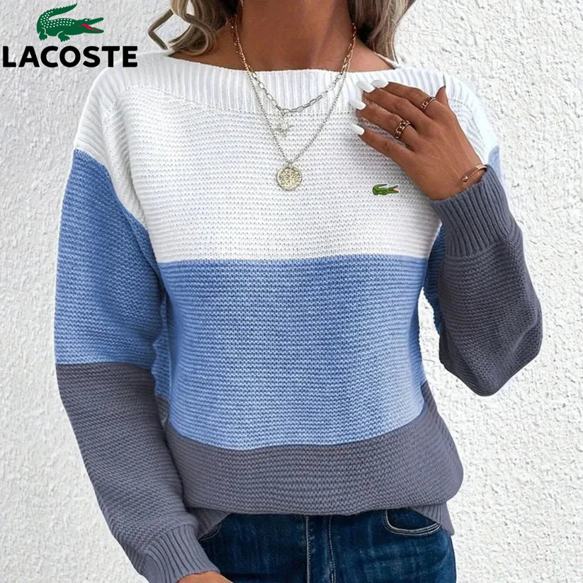 LC™ Stickad Tröja i Flerfärgad Design
