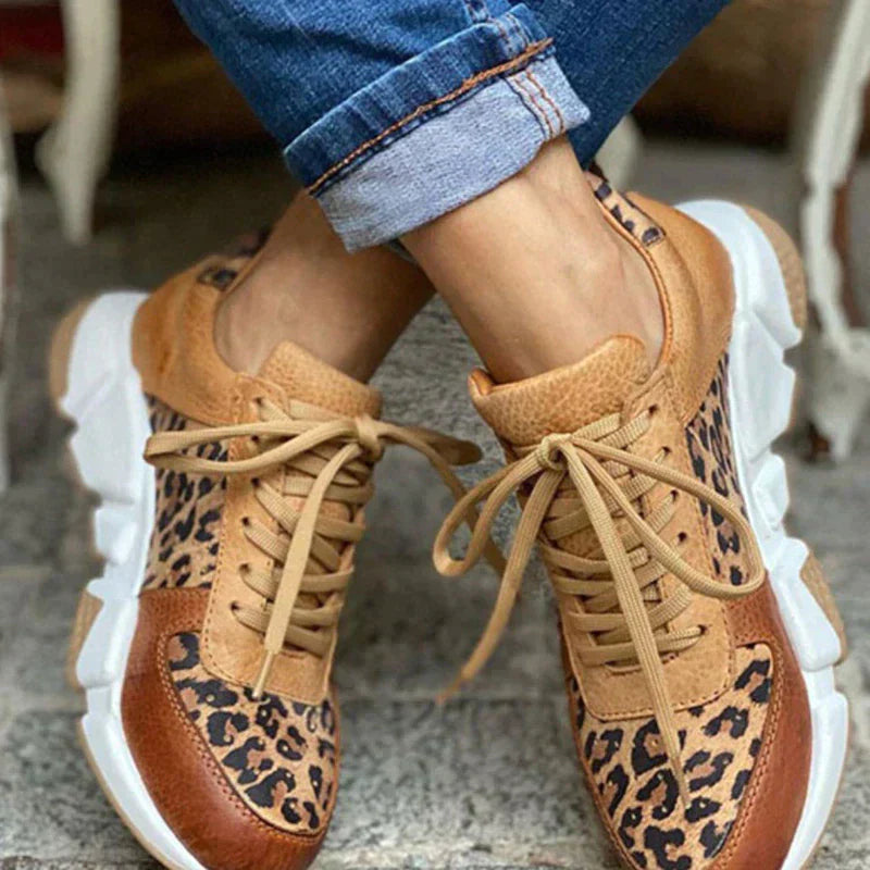ZELLA | Trendiga Leopardsneakers