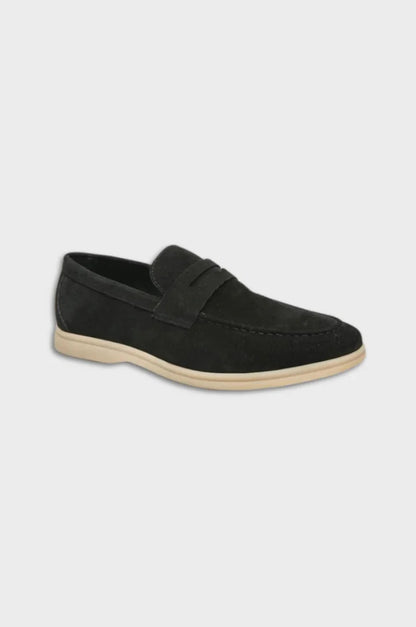 Loafers i mockaläder