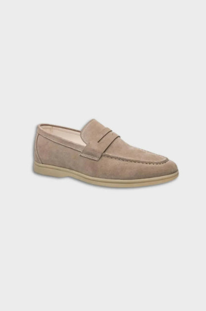 Loafers i mockaläder