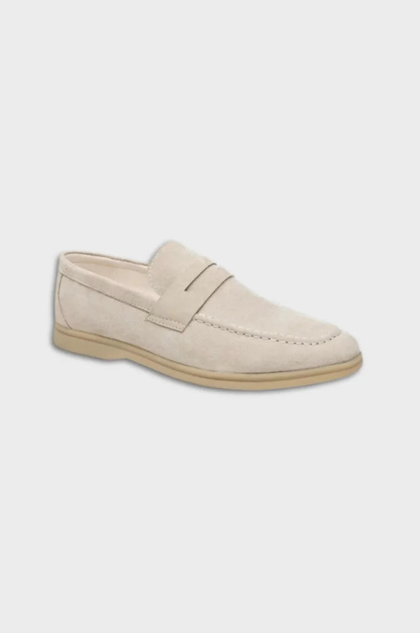 Loafers i mockaläder