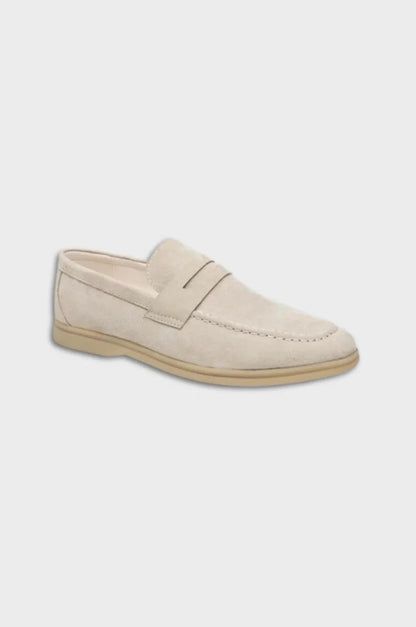 Loafers i mockaläder