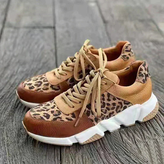 ZELLA | Trendiga Leopardsneakers