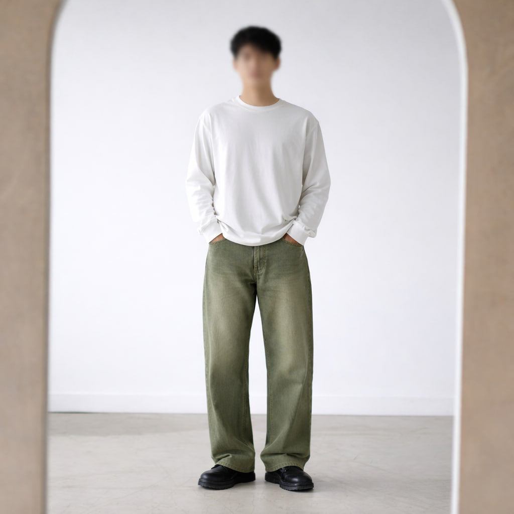 Baggy "Matcha" Jeans