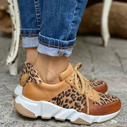 ZELLA | Trendiga Leopardsneakers